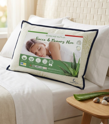 GUANCIALE FIOCCO MEMORY ALOE 45X75 Ingrosso Accessori letto Tellini S.r.l.